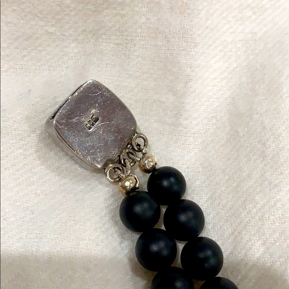 Antique Pearl Black Onyx Bracelet - Picture 3 of 4